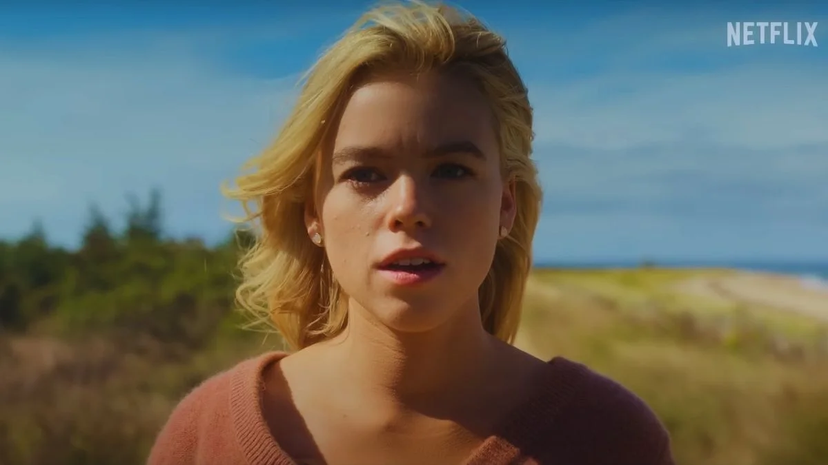 Milly Alcock as Simone in Netflix’s Sirens