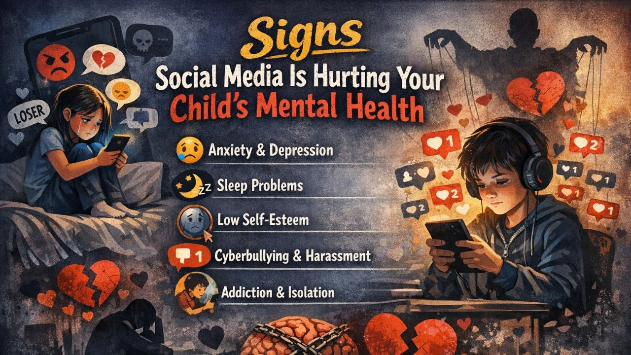 Signs Social Media Is Hurting Your Child's Mental Health
