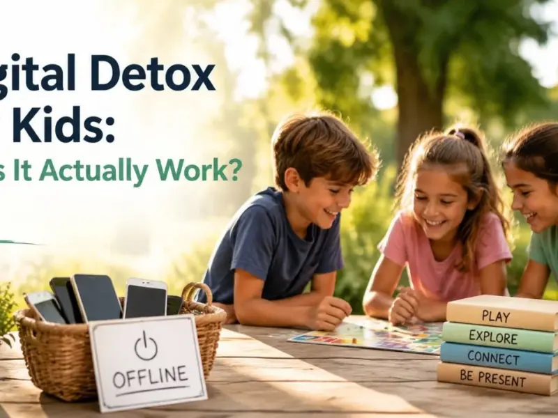 Digital Detox for Kids: Does It Actually Work?