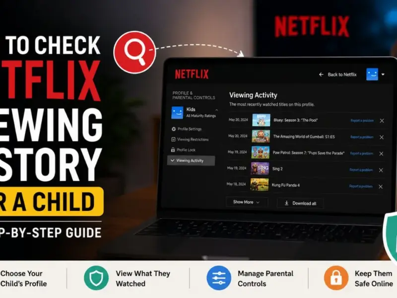 How to Check What Your Child Is Watching on Netflix
