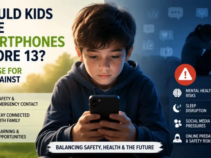 Should Kids Have Smartphones Before 13? The Case For and Against