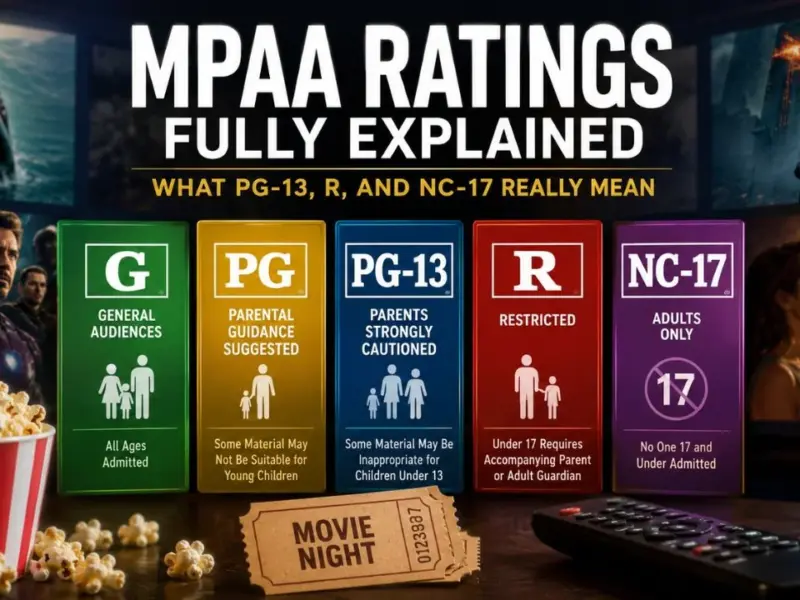 MPAA Ratings Fully Explained: What PG-13, R and NC-17 Mean