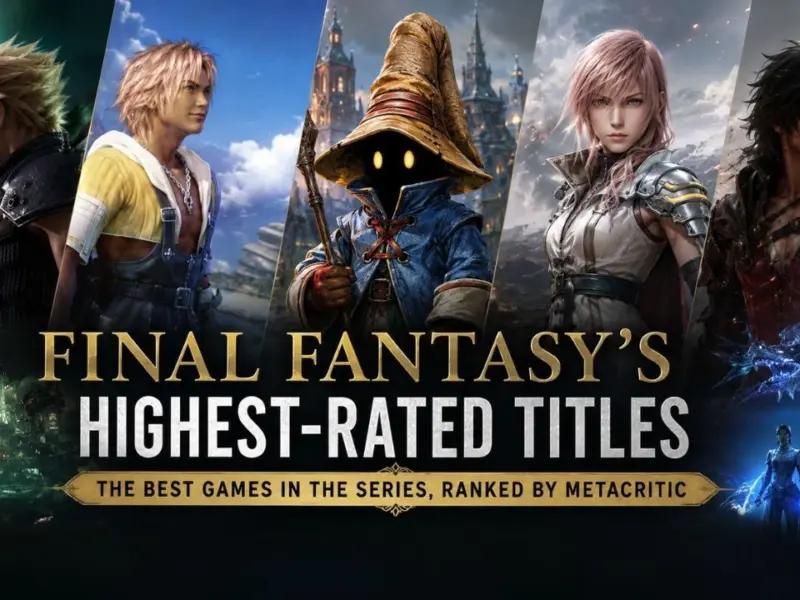 Final Fantasy’s Highest-Rated Titles: The Best Games in the Series