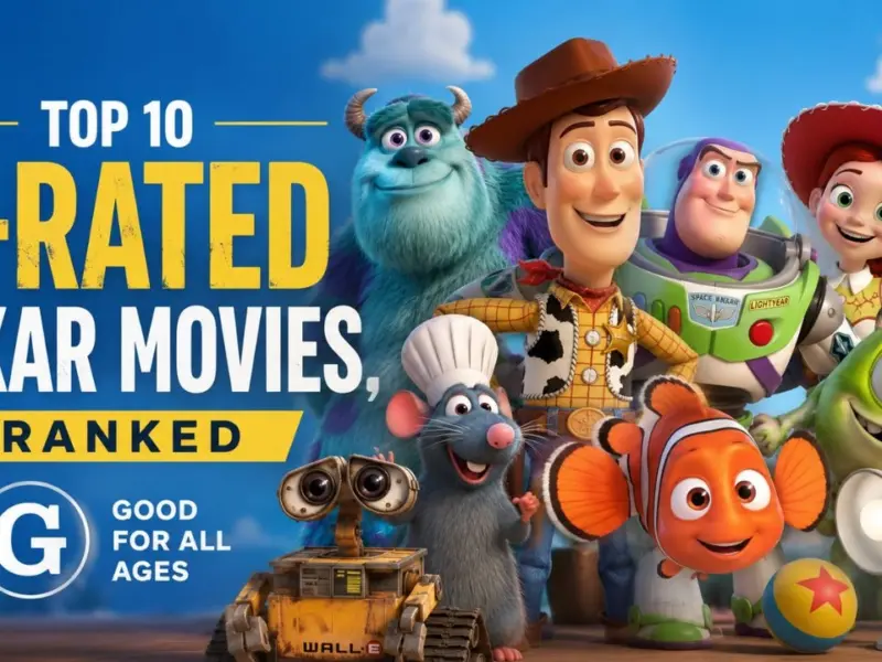 Top 10 G-Rated Pixar Movies, Ranked