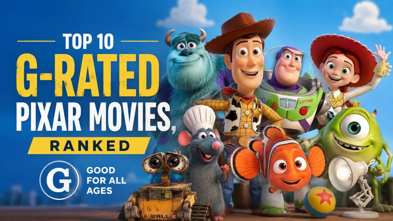 Top 10 G-Rated Pixar Movies