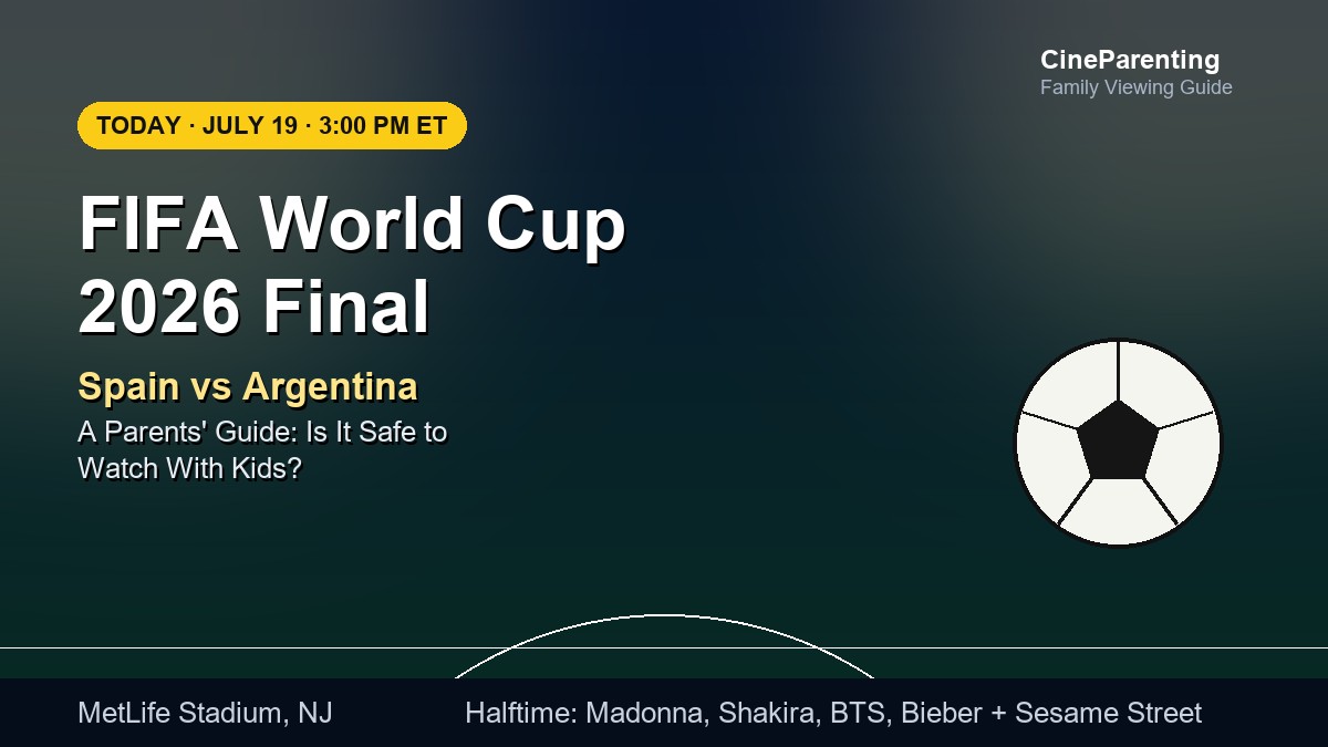 FIFA World Cup 2026 Final Parents Guide: Is Spain vs Argentina Safe to Watch With Kids?